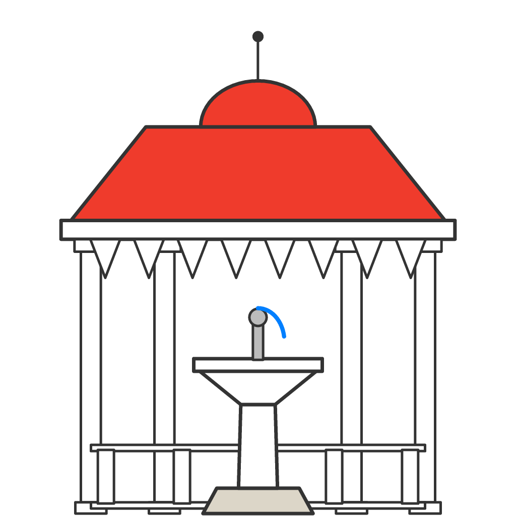 Freedom Spring — 63 °C, Freedom pavilion