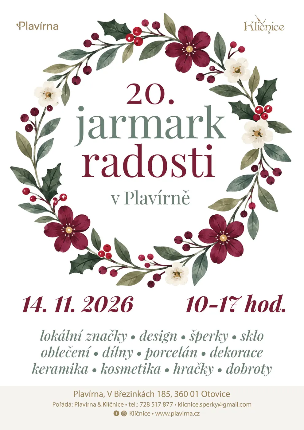 JARMARK RADOSTI ²⁰ ༄ v Plavírně, Karlovy Vary