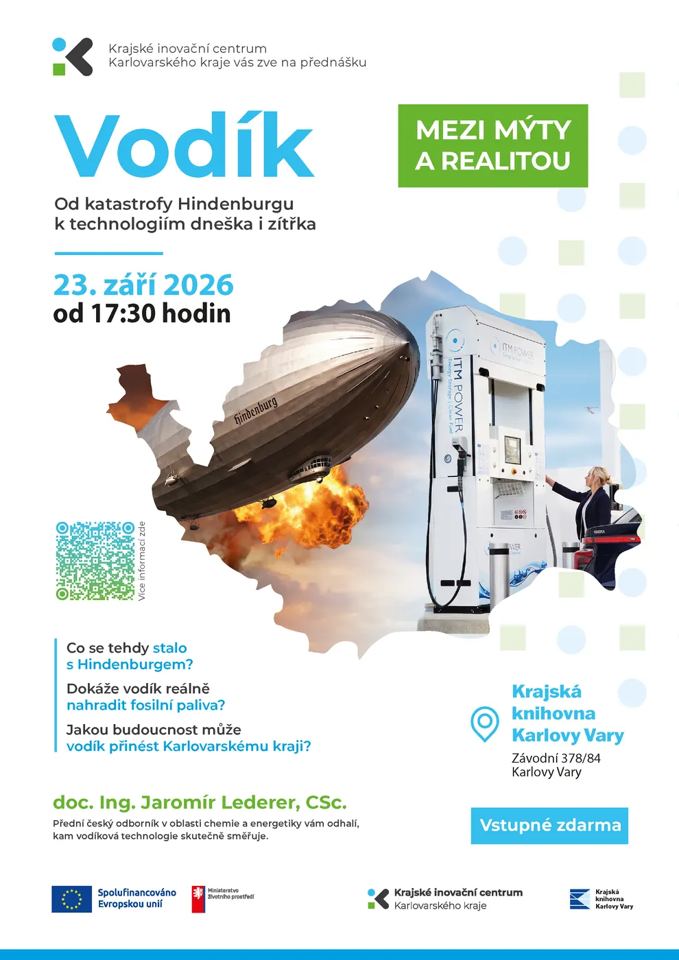 Přednáška: Vodík mezi mýty a realitou, Karlovy Vary